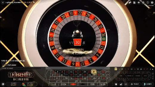 Roulette éclair