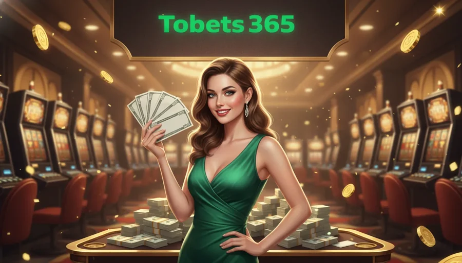 Lobby Tobets 365 avec machines à sous et widgets de livres de sport NetEnt